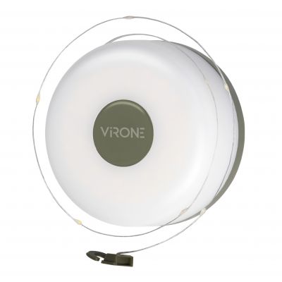 Lampka kempingowa z girlandą 8m 80/200lm 2000mAh 3000K biała ciepła ORNO  (LA-10)