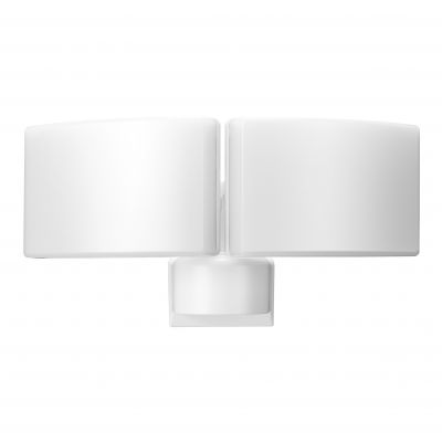 TOS DUO LED 2x20W podwójny naświetlacz ogrodowy, 2x1600lm IP65 4000K neutralna biel biały AD-NL-6603WL4 ORNO (AD-NL-6603WL4)