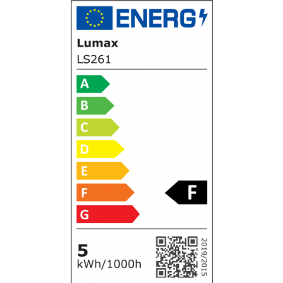 Taśma LED Professional 60SMD2835/m 4,8W/m IP20 8mm x 5m ciepła 12V DC12 LS261 LUMAX (LS261)
