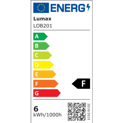 Oprawa ogrodowa kinkiet VESTA 6W 480lm 840 120° IP54 220-240V LOB201 LUMAX (LOB201)