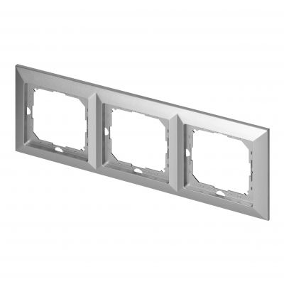 Ramka potrójna Pearl, Ra-3P, srebrny (OR-OE-7720/3/G)