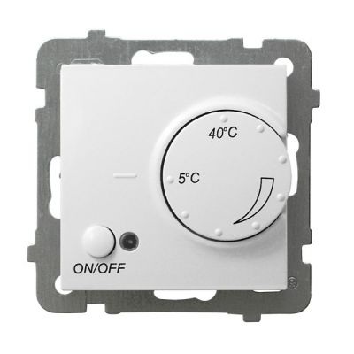 AS Regulator temperatury z czujnikiem napowietrznym kolor biały RTP-1GN/m/00 OSPEL (RTP-1GN/m/00)