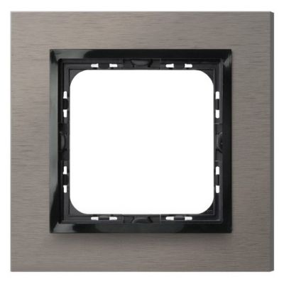 IMPRESJA Ramka pojedyncza kolor szczotkowana satyna R-1YAC/63/25 OSPEL (R-1YAC/63/25)