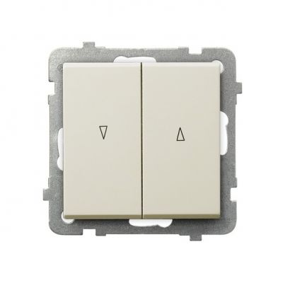 SONATA Łącznik żaluzjowy z blokadą mechaniczną kolor ecru ŁP-7RB/m/27 OSPEL (ŁP-7RB/m/27)