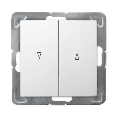 IMPRESJA Łącznik żaluzjowy z blokadą mechaniczną kolor biały ŁP-7YB/m/00 OSPEL (ŁP-7YB/m/00)