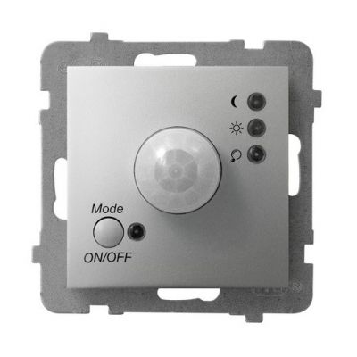 ARIA Elektroniczny czujnik ruchu kolor srebro ŁP-16U/m/18 OSPEL (ŁP-16U/m/18)
