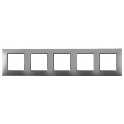 ARIA Ramka pięciokrotna kolor srebro R-5U/18 OSPEL (R-5U/18)