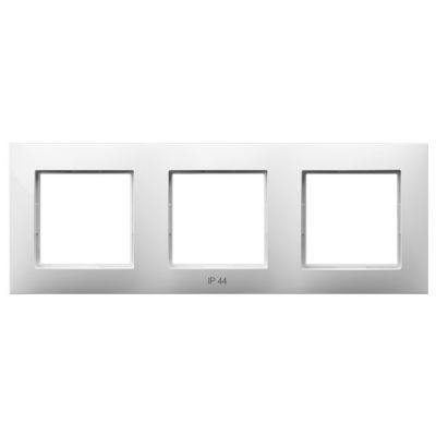 ARIA Ramka potrójna do łączników IP44 kolor biały RH-3U/00 OSPEL (RH-3U/00)