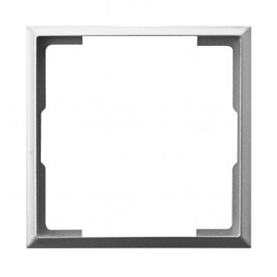 ARIA Ramka ozdobna do gniazd: wtyczkowych pojedynczych teleinformatycznych i ściemniaczy kolor srebro RO-2U/18 OSPEL (RO-2U/18)