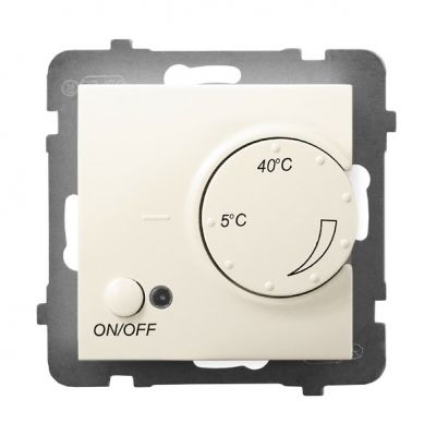 ARIA Regulator temperatury z czujnikiem napowietrznym kolor ecru RTP-1UN/m/27 OSPEL (RTP-1UN/m/27)