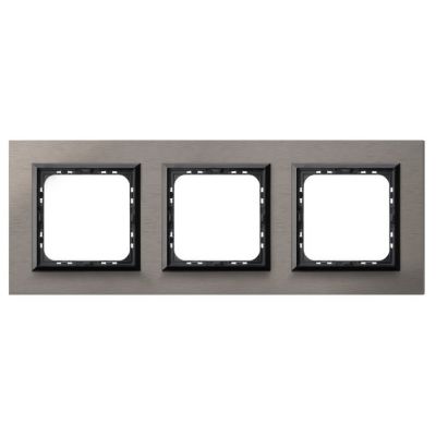 SONATA Ramka potrójna kolor szczotkowana satyna R-3RAC/63/25 OSPEL (R-3RAC/63/25)