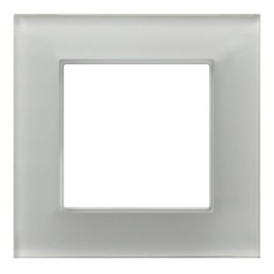 ARIA Ramka pojedyncza kolor białe szkło R-1UGC/31/00 OSPEL (R-1UGC/31/00)