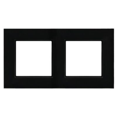ARIA Ramka podwójna kolor czarne szkło R-2UGC/32/25 OSPEL (R-2UGC/32/25)