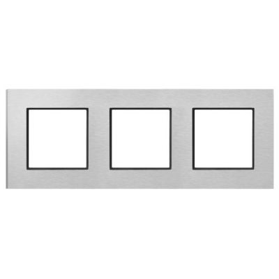 ARIA Ramka potrójna kolor szczotkowane aluminium R-3UAC/62/25 OSPEL (R-3UAC/62/25)