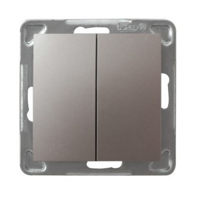 IMPRESJA Łącznik podwójny krzyżowy kolor tytan ŁP-19Y/m/23 OSPEL (ŁP-19Y/m/23)