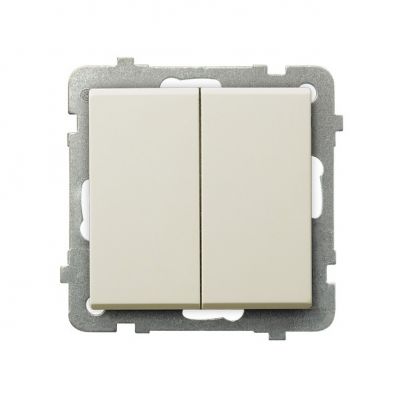 SONATA Łącznik podwójny krzyżowy kolor ecru ŁP-19R/m/27 OSPEL (ŁP-19R/m/27)