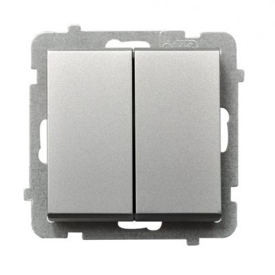 SONATA Łącznik podwójny krzyżowy kolor srebro mat ŁP-19R/m/38 OSPEL (ŁP-19R/m/38)