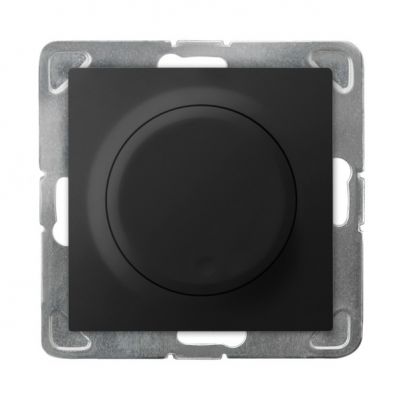 IMPRESJA Ściemniacz uniwersalny do obciążenia żarowego halogenowego oraz LED kolor czarny metalik ŁP-8YL2/m/33 OSPEL (ŁP-8YL2/m/33)