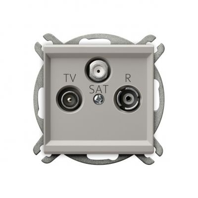 SONATA Gniazdo antenowe RTV-SAT końcowe kolor kaszmir GPA-RS/m/82 OSPEL (GPA-RS/m/82)