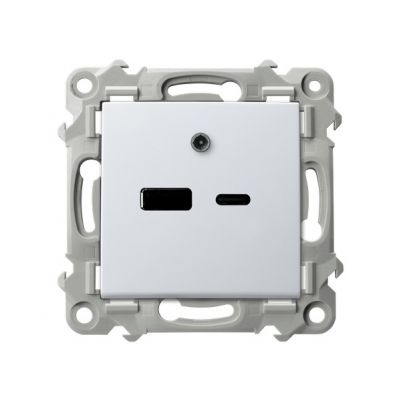 SZAFIR Ładowarka USB A+C - kolor biały (GPUSB-2Z/m/00)