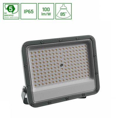 NOCTIS MAX 2 NAŚWIETLACZ 100W NW 230V 85ST IP65 264X218X35 MM SZARY 5 LAT GWARANCJI (SLI029078NW_PW)