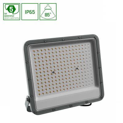 NOCTIS MAX 2 NAŚWIETLACZ 150W CW 230V 85ST IP65 304X269X38 MM SZARY 5 LAT GWARANCJI (SLI029079CW_PW)