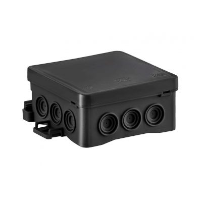 Puszka instalacyjna naścienna NS6 FASTBOX&HOOK czarny SIMET (35346107)