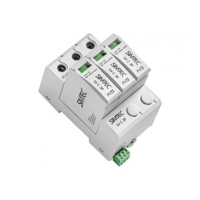 Warystorowy ogranicznik przepięć do instalacji fotowoltaicznych SV C 3P SIMTEC szary SIMET (85034002)