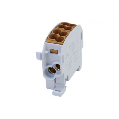 SCB 25 Blok rozdzielczy - odgałęźny Al/Cu 80110 SIMBLOCK brązowy SIMET (81501015)