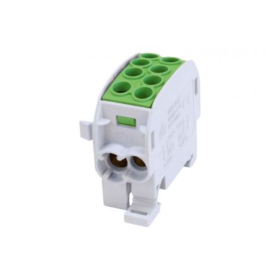 SCB 35 Blok rozdzielczy - odgałęźny Al/Cu 80210 SIMBLOCK zielony SIMET (81502005)