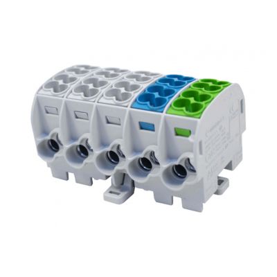 SCB 25-5X Blok rozdzielczy - odgałęźny Al/Cu 80150 SIMBLOCK sza/nie/zie SIMET (81500020)