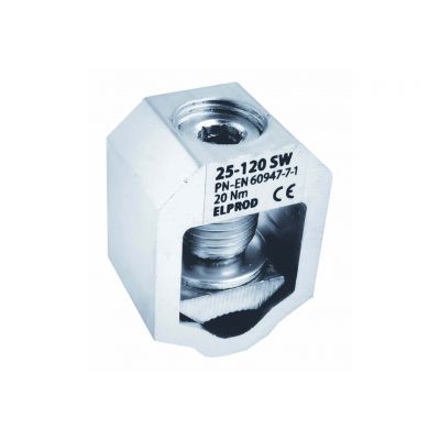 Zacisk szynowy V25-120SW metaliczny SIMET (84341000)