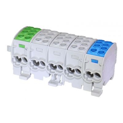 SCB 35-5X Blok rozdzielczy - odgałęźny Al/Cu 80250 SIMBLOCK zie/sza/nie (81507020)