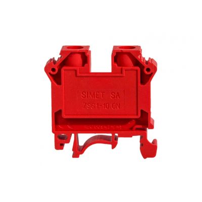 Złączka szynowa gwintowa ZSG1-10.0Nc czerwony SIMET (11521311)