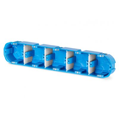 Puszka do pustych ścian P5x60D MULTIBOX 2 niebieski SIMET (32099203)