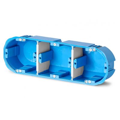 Puszka do pustych ścian P3x60D MULTIBOX 2 niebieski SIMET (32104203)