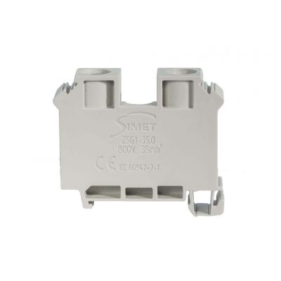Złączka szynowa gwintowa ZSG1-35.0s szary SIMET (12701312)