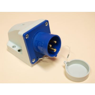 WTYCZKA ODBIORNIKOWA Z ZATYCZKĄ 16A 230V 2P+Z 513-6t PCE (513-6t)