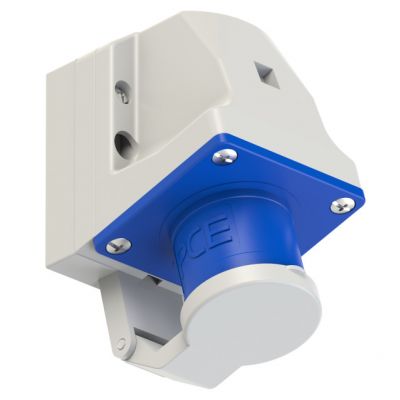 WTYCZKA ODBIORNIKOWA Z KLAPKĄ 16A 230V 2P+Z 513-6d PCE (513-6d)