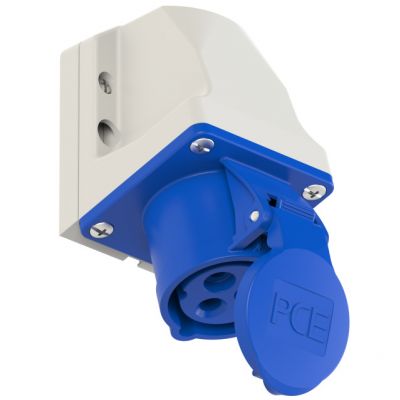 GNIAZDO STAŁE, obudowa mała 16A 230V 2P+Z mała obudowa 113-6k PCE (113-6k)