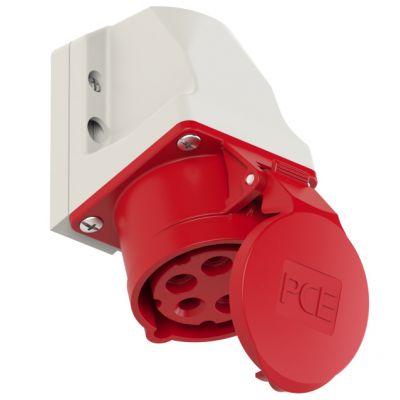 GNIAZDO STAŁE, obudowa mała 16A 400V 3P+Z+N mała obudowa 115-6k PCE (115-6k)