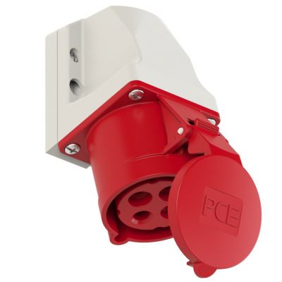 GNIAZDO STAŁE, obudowa mała 32A 400V 3P+Z mała obudowa 124-6k PCE (124-6k)
