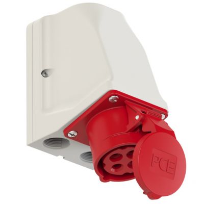 GNIAZDO KOMBI 16A 4P Z ROZŁĄCZNIKIEM 0-1 Wej: M25, wył. 16A Wyj: 16/4 400V 914-6w PCE (914-6w)