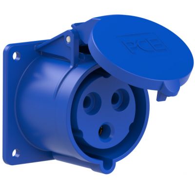 GNIAZDO TABLICOWE PROSTE TWIST 32A 230V 2P+Z 75x75mm 323-6f7 PCE (323-6f7)