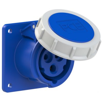 GNIAZDO TABLICOWE PROSTE POWER TWIST IP67 16A 230V 2P+Z 75x75mm 3132-6 PCE (3132-6)