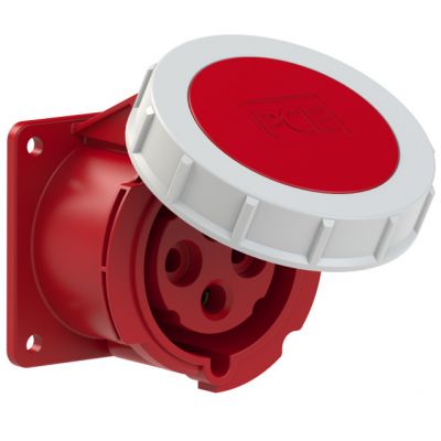 GNIAZDO TABLICOWE PROSTE POWER TWIST IP67 32A 400V 3P+Z 75x75mm 3242-6 PCE (3242-6)