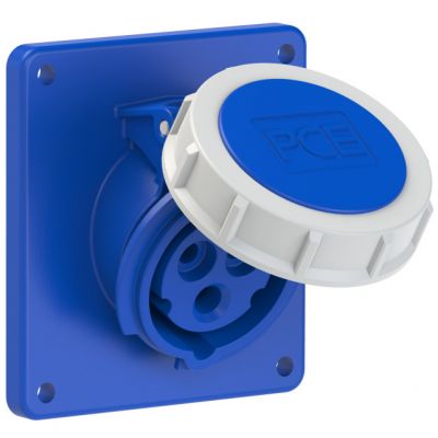 GNIAZDO TABLICOWE SKOŚNE POWER TWIST 16A 230V 2P+Z TWIST 70x85mm 4132-6 PCE (4132-6)