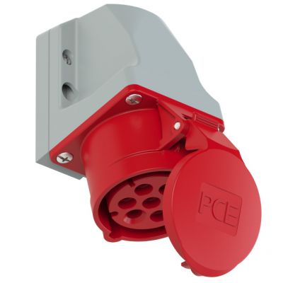 GNIAZDO STAŁE 7- STYKOWE 16A 400V 5P+Z+N 117-6v PCE (117-6V)