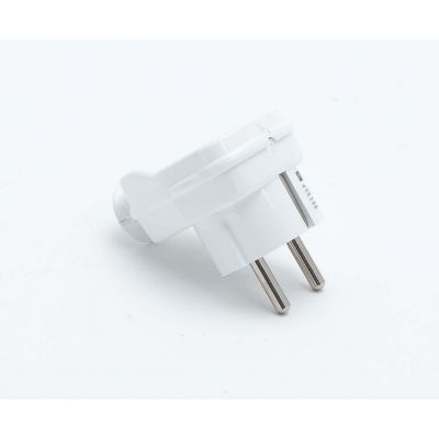 WTYCZKA JEDNOFAZOWA KĄTOWA Z TWORZYWA 2P+Z 10/16A Biała „Uni-Schuko” * 9002214 PCE (9002214)