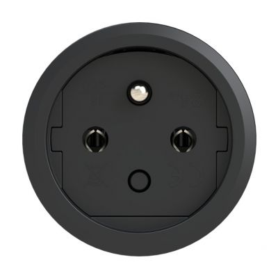 GNIAZDO PRZENOŚNE JEDNOFAZOWE GUMOWE 10/16A 2 P+Z Gniazdo gumowe z bolcem + zatyczka 2411-srw PCE (2411-srw)